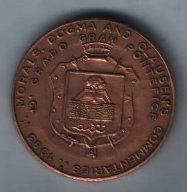 Sovrano Militare Ordine di Malta - 19° Grado Gran Pontefice (fronte) 